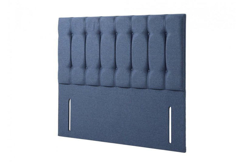 Lenny Contemporary Button-Backed Upholstered Floor-Standing Headboard