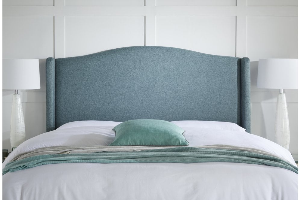 Lovelace Traditional upholstered floor-standing headboard with wings