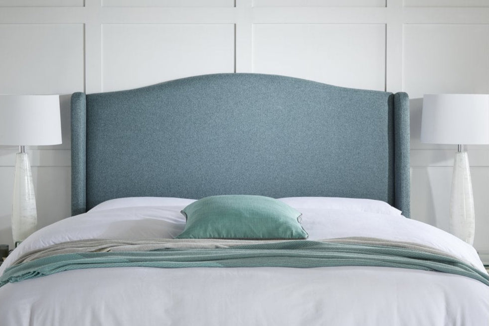 Lovelace Traditional Upholstered Floor-Standing Headboard With Wings-1