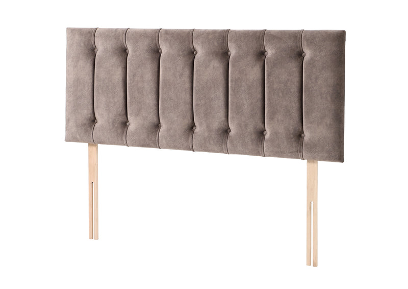 Lenny Contemporary Button-Backed Strutted Mount Upholstered Headboard