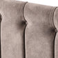 Lenny Contemporary Button-Backed Strutted Mount Upholstered Headboard