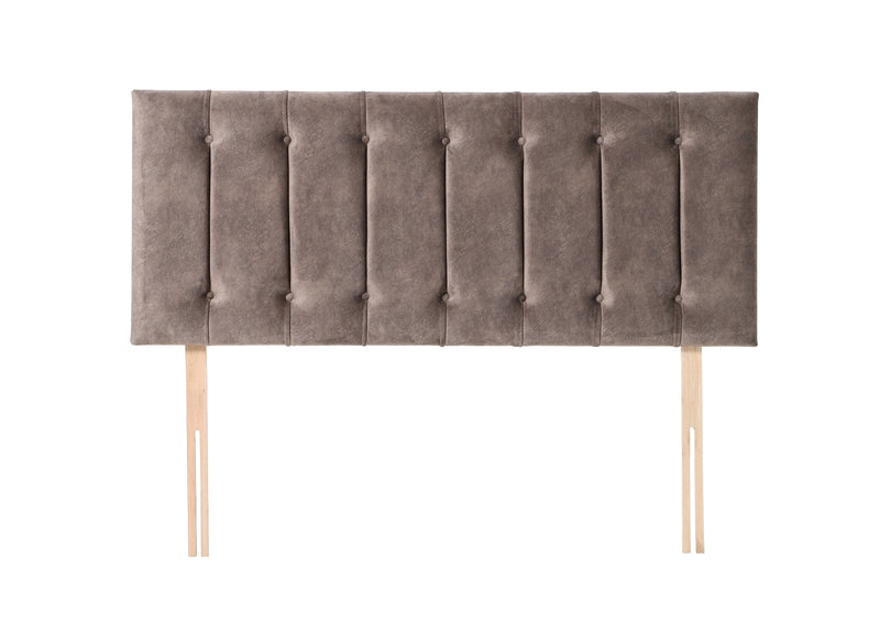 Lenny Contemporary Button-Backed Strutted Mount Upholstered Headboard