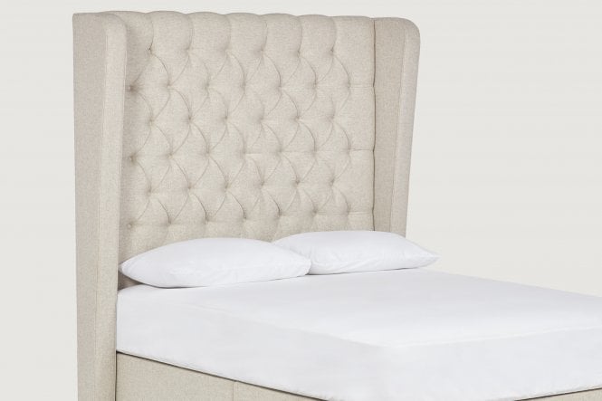 Mayfair Tall Upholstered Floor-Standing Headboard With Wings