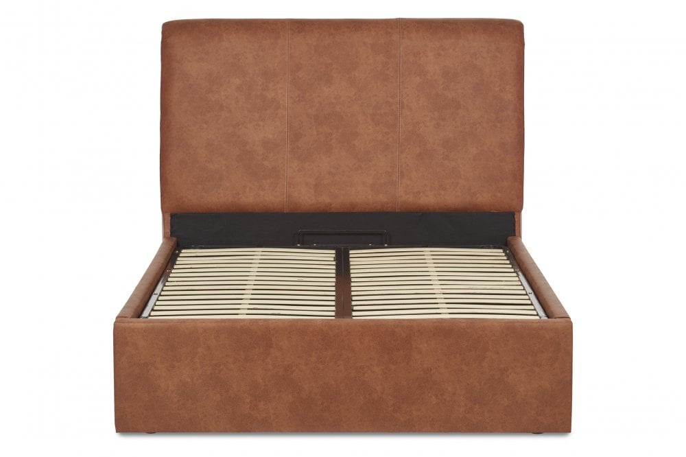 Merlin Upholstered Ottoman Bed With Low Foot End-zoom-3