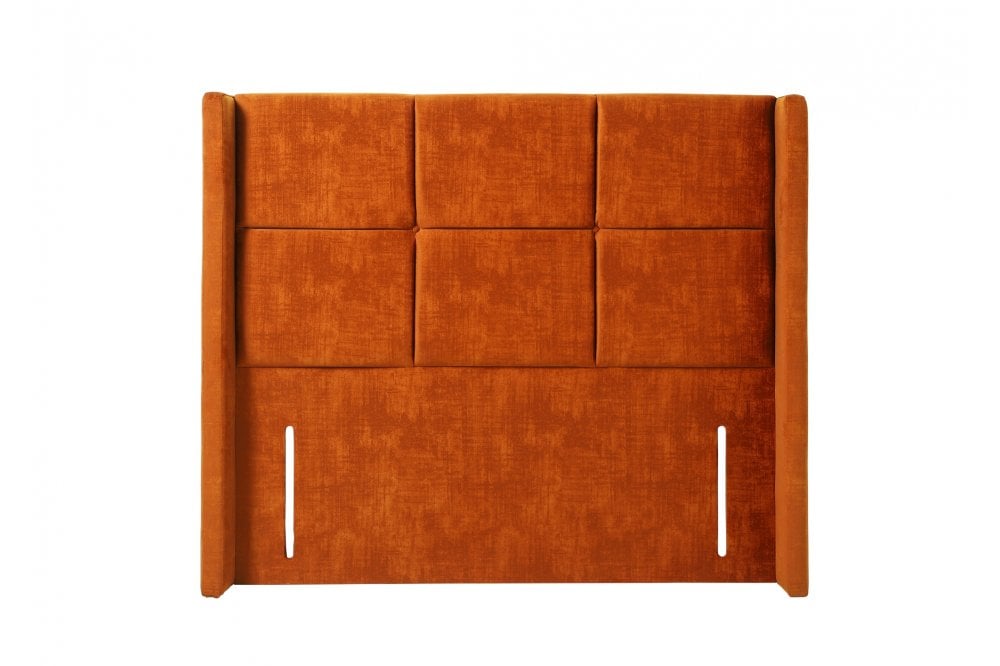 Olivier Contemporary Winged Upholstered Floor-Standing Button-Backed Headboard-zoom-2