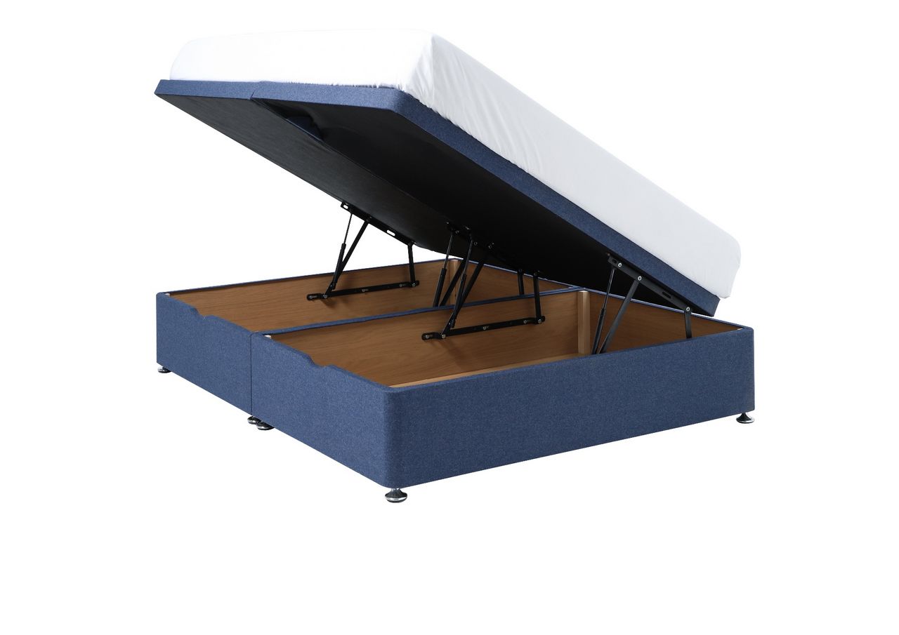 Eleanor Storage Ottoman Bed Base - Side Lift-zoom-2