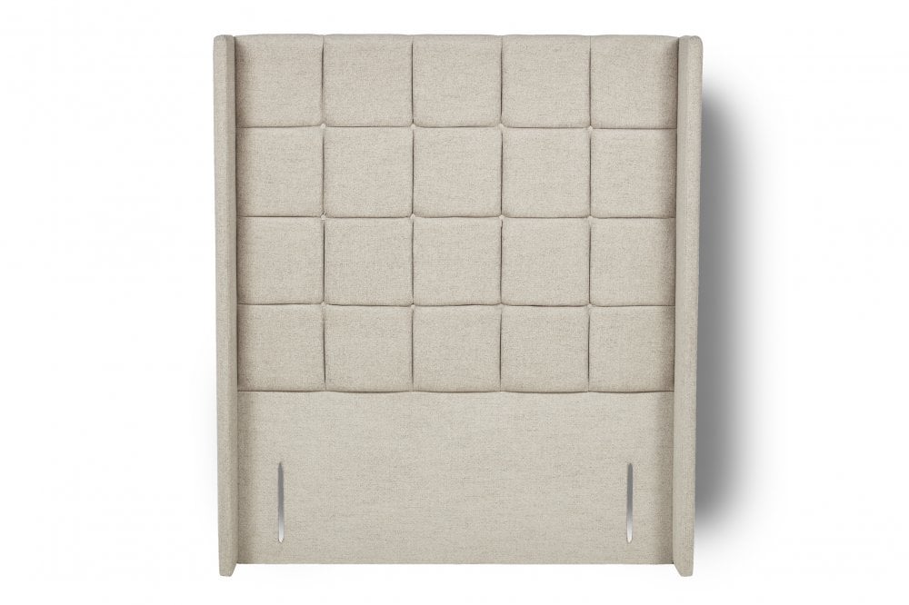 Petula Tall Upholstered Floor-Standing Headboard With Wings-zoom-2