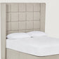 Petula Tall Upholstered Floor-Standing Headboard With Wings