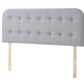 Shakespeare Contemporary Button-Backed Upholstered Mounted Strutted Headboard