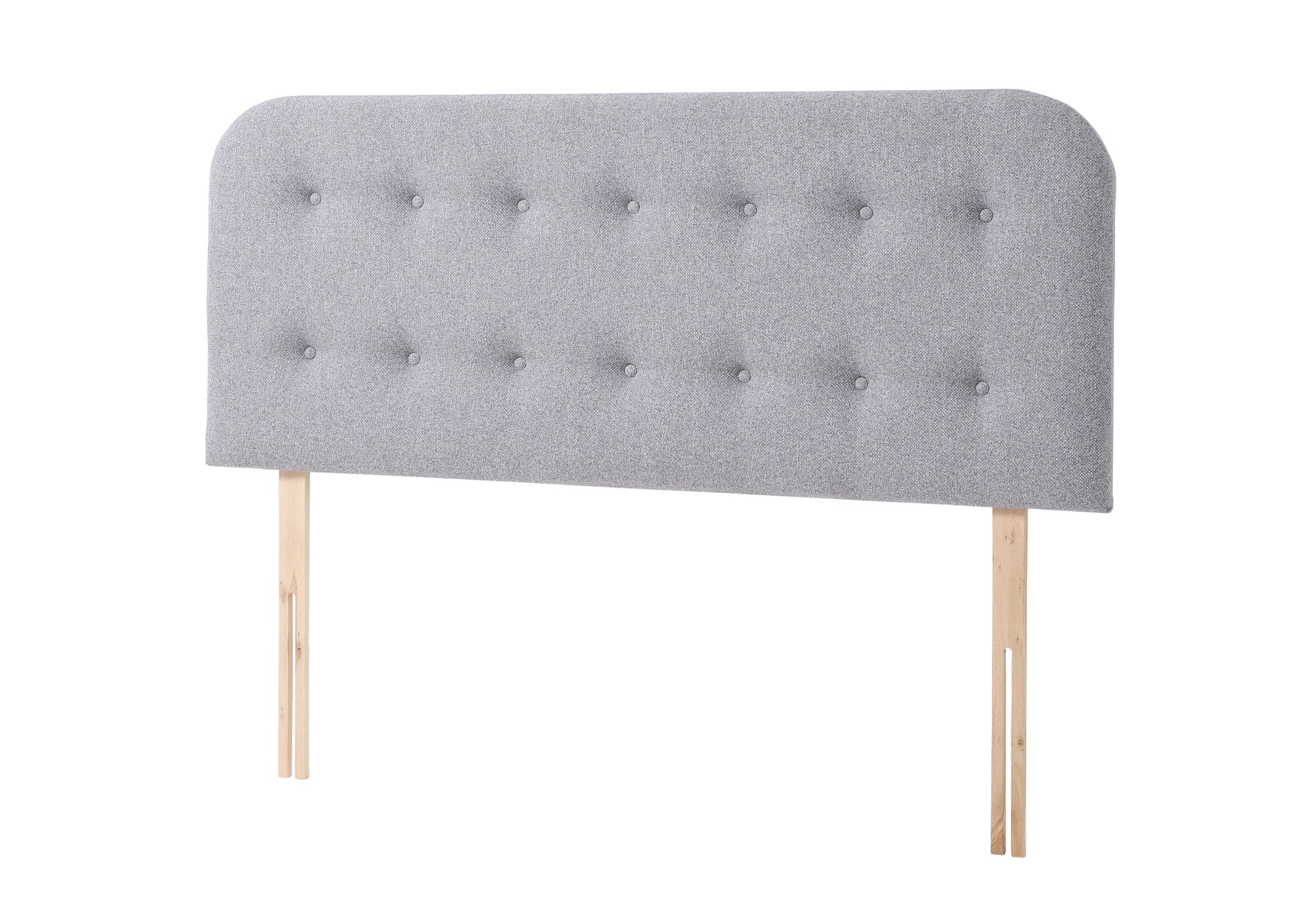 Shakespeare Contemporary Button-Backed Upholstered Mounted Strutted Headboard-4