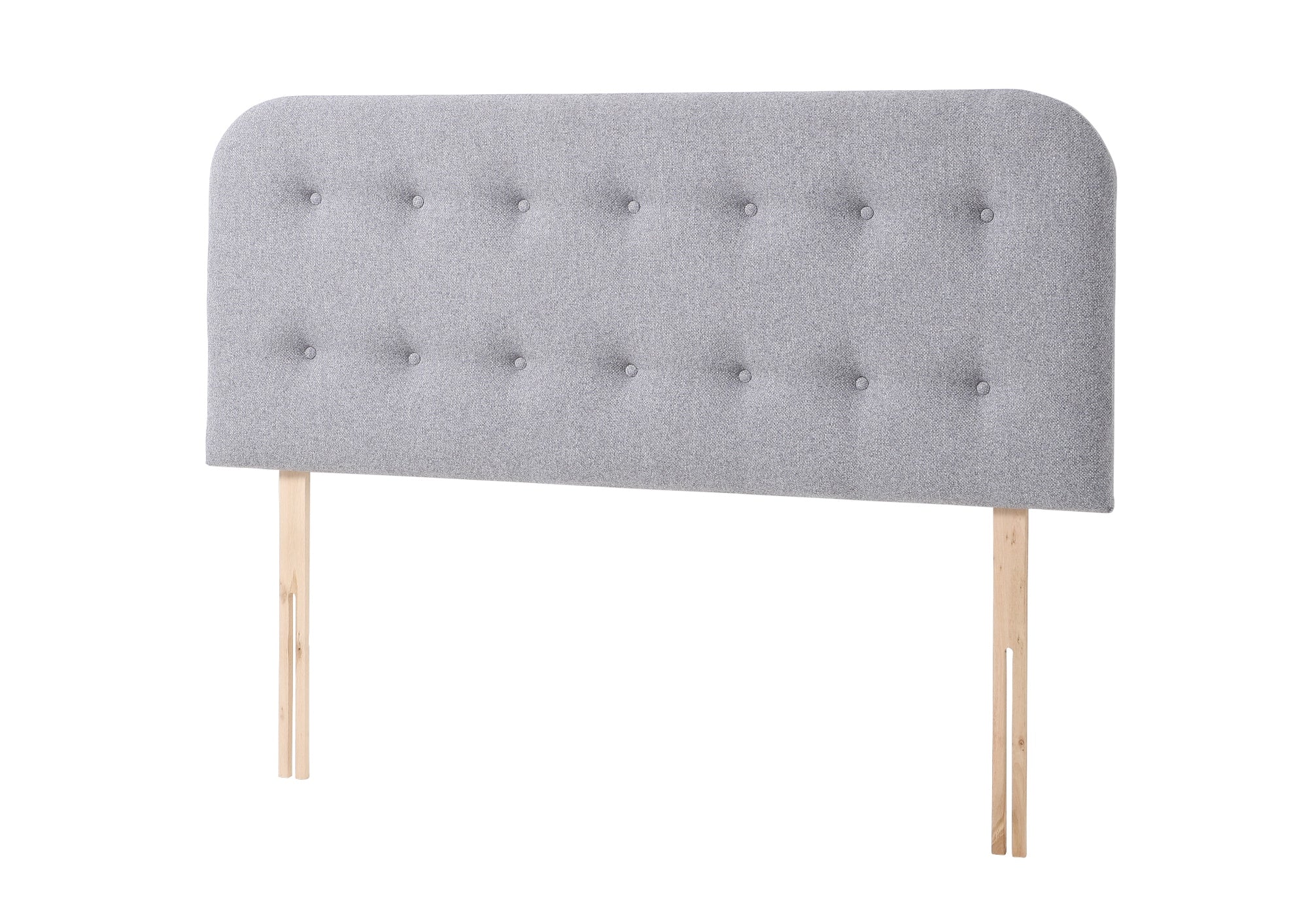 Shakespeare Contemporary Button-Backed Upholstered Mounted Strutted Headboard-zoom-4