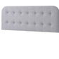 Shakespeare Contemporary Button-Backed Upholstered Mounted Strutted Headboard