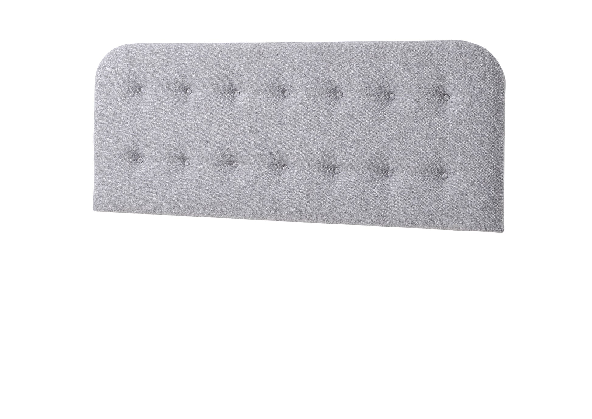 Shakespeare Contemporary Button-Backed Upholstered Mounted Strutted Headboard-5