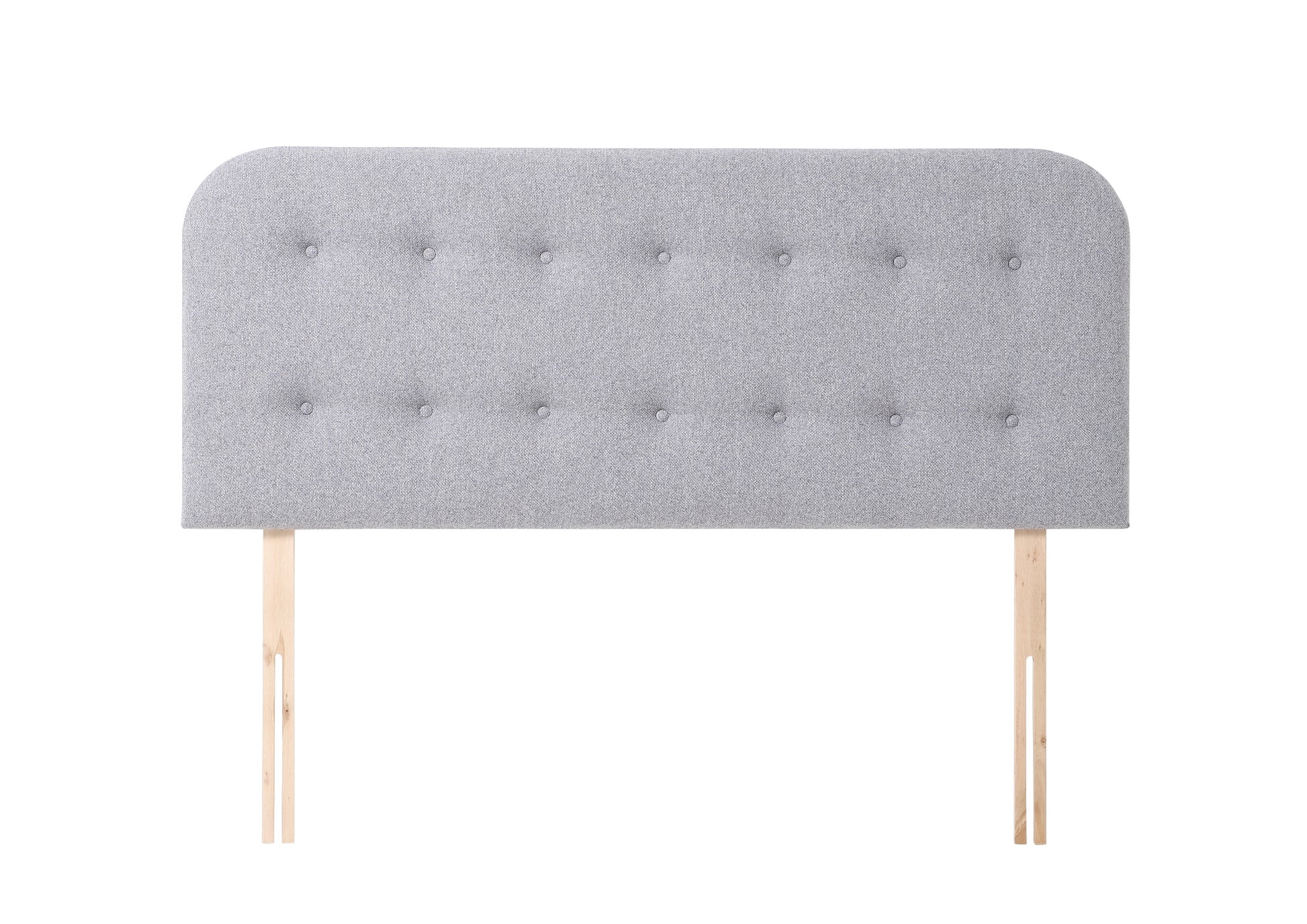 Shakespeare Contemporary Button-Backed Upholstered Mounted Strutted Headboard-2