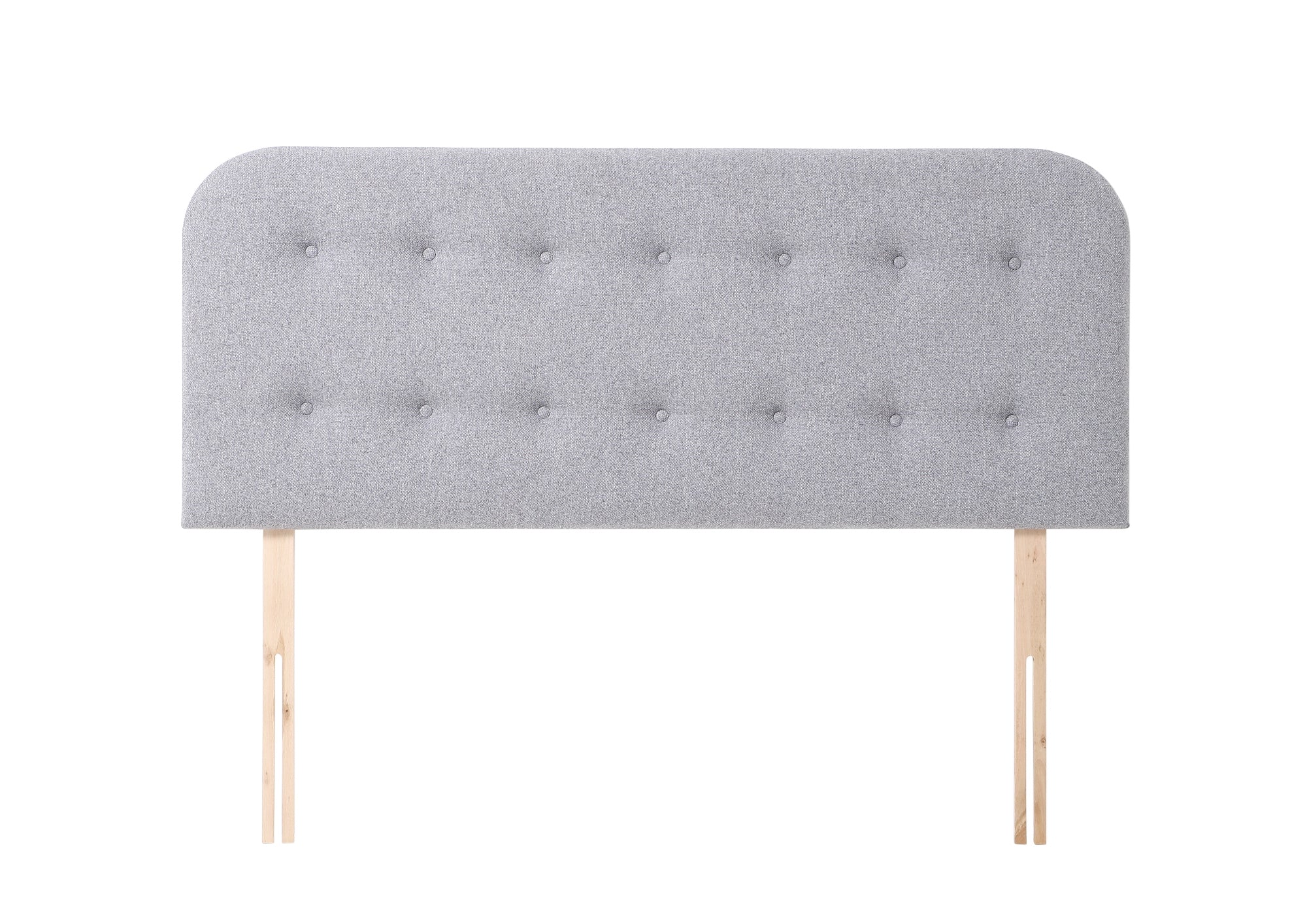 Shakespeare Contemporary Button-Backed Upholstered Mounted Strutted Headboard