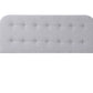 Shakespeare Contemporary Button-Backed Upholstered Mounted Strutted Headboard