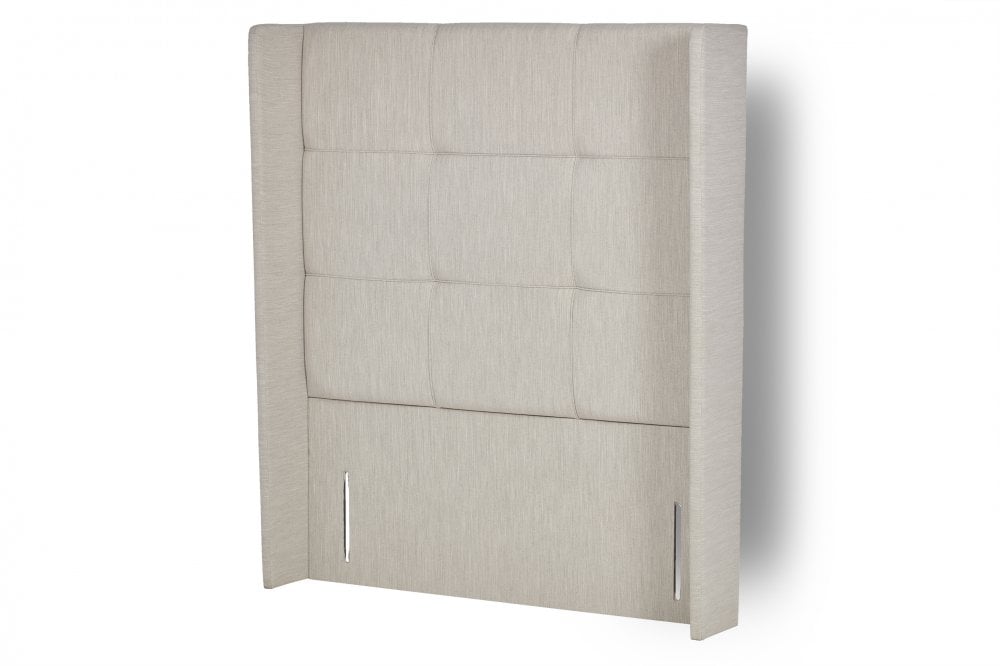 Rowan Tall Contemporary Upholstered Floor-Standing Winged Headboard-3