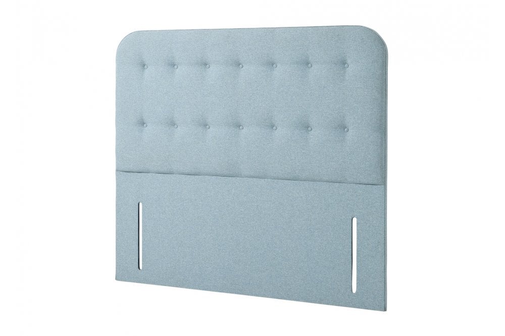 Shakespeare Contemporary Button Backed Upholstered Floor-Standing Headboard-zoom-3