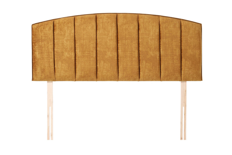 Lulu Contemporary Upholstered Fluted Strutted Mount Headboard