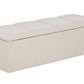 Chaplin Upholstered Ottoman Blanket Box With Fluting