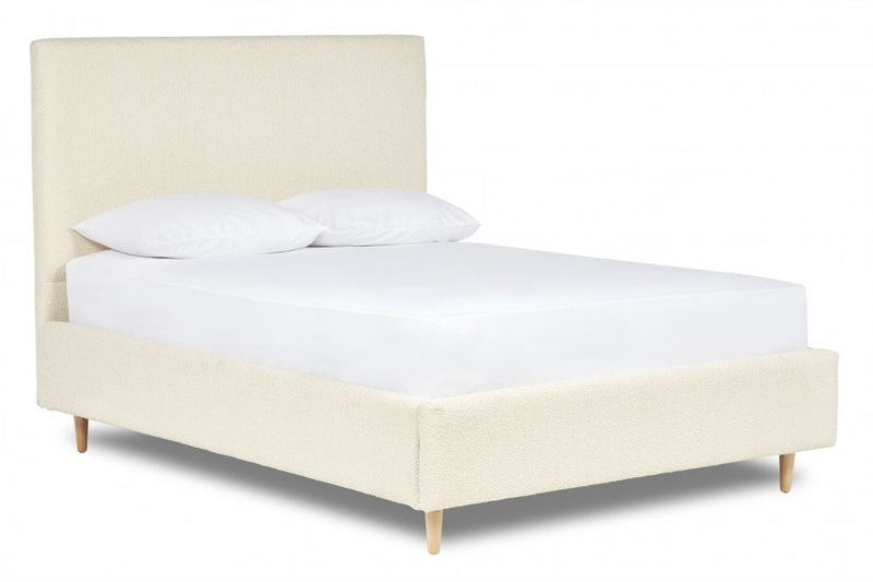 Berry Modern Upholstered Bed With Minimalist Design
