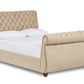 Guinevere Upholstered Bed With Sleigh Headboard And Footboard