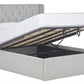 Jones Upholstered Ottoman Bed With Winged Headboard