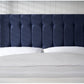 Lenny Contemporary Button-Backed Strutted Mount Upholstered Headboard