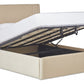 Orton Contemporary Upholstered Ottoman Bed With Low Foot End