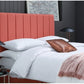 Shelley Contemporary Upholstered Strutted Mount Headboard