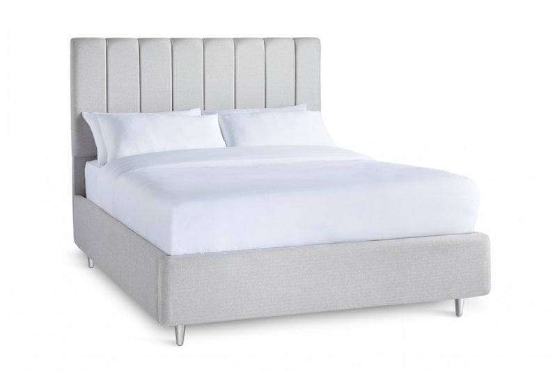 Shelley Upholstered Bed With Fluted Headboard