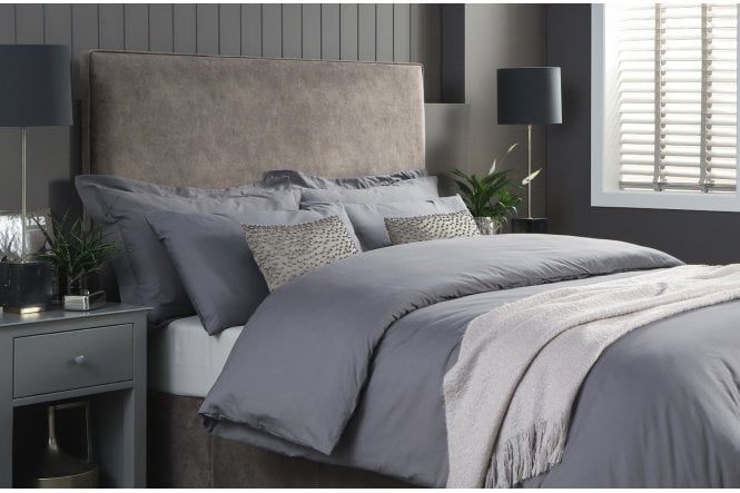 Taylor Contemporary Upholstered Strutted Mount Headboard